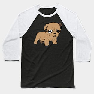 Baby Pupper Bulldog Baseball T-Shirt